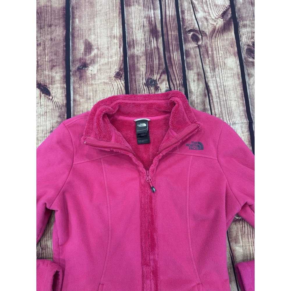 The North Face Women's Osito Pink Full Zip Jacket Long Sleeve Regular Fit S